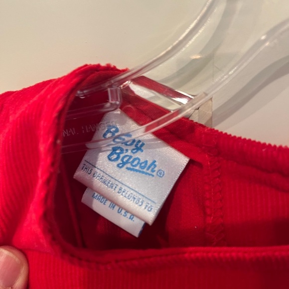 Rare! Vintage OshKosh B Gosh Scottie Dog Dress Corduroy Dress 18 months - Picture 4 of 6